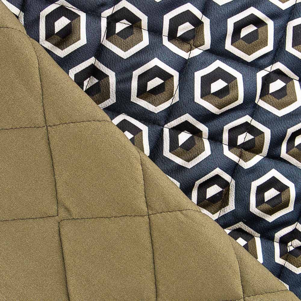 Matelassé Réversible Chasseur Vert - Ribes y Casals