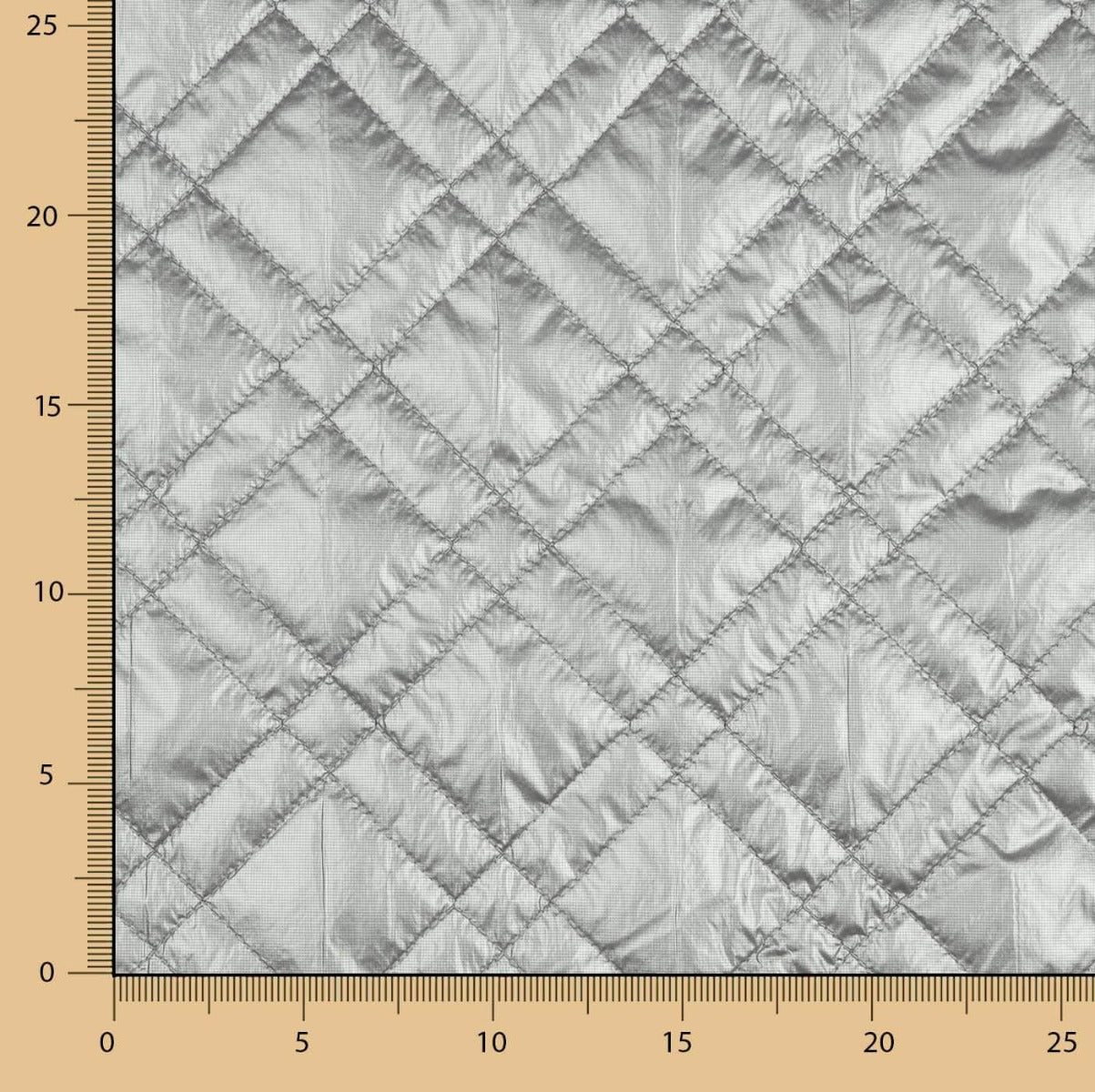 Tissu Matelassée Déperlant Argent - Ribes y Casals