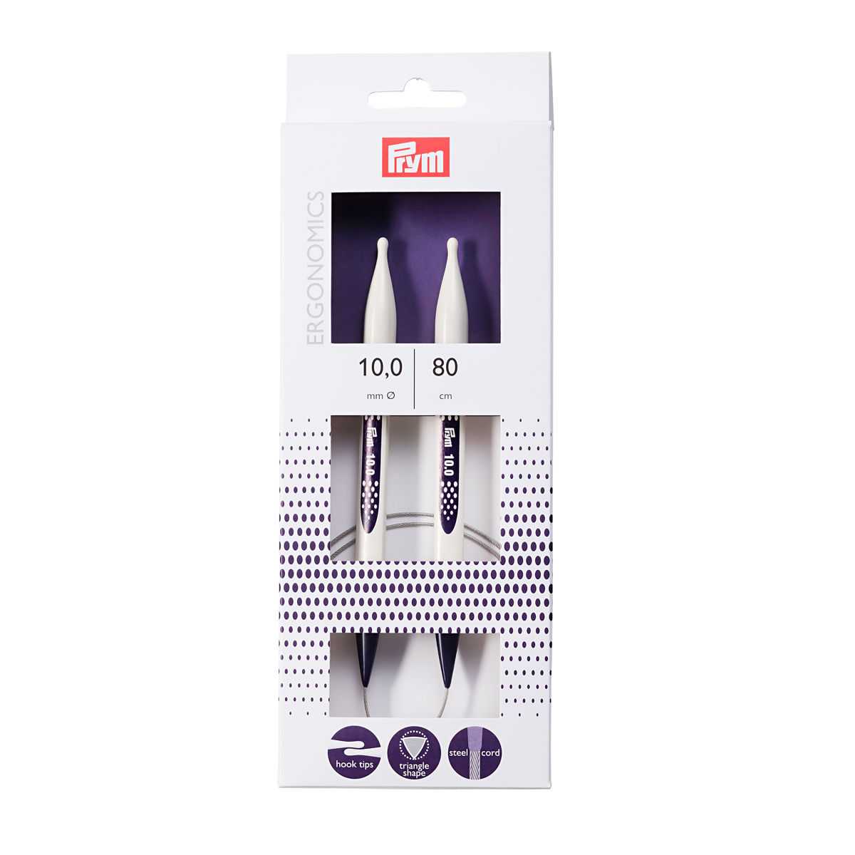 Prym - Aiguilles Tricot Ergonomique 10mm 215813 - Ribes y Casals