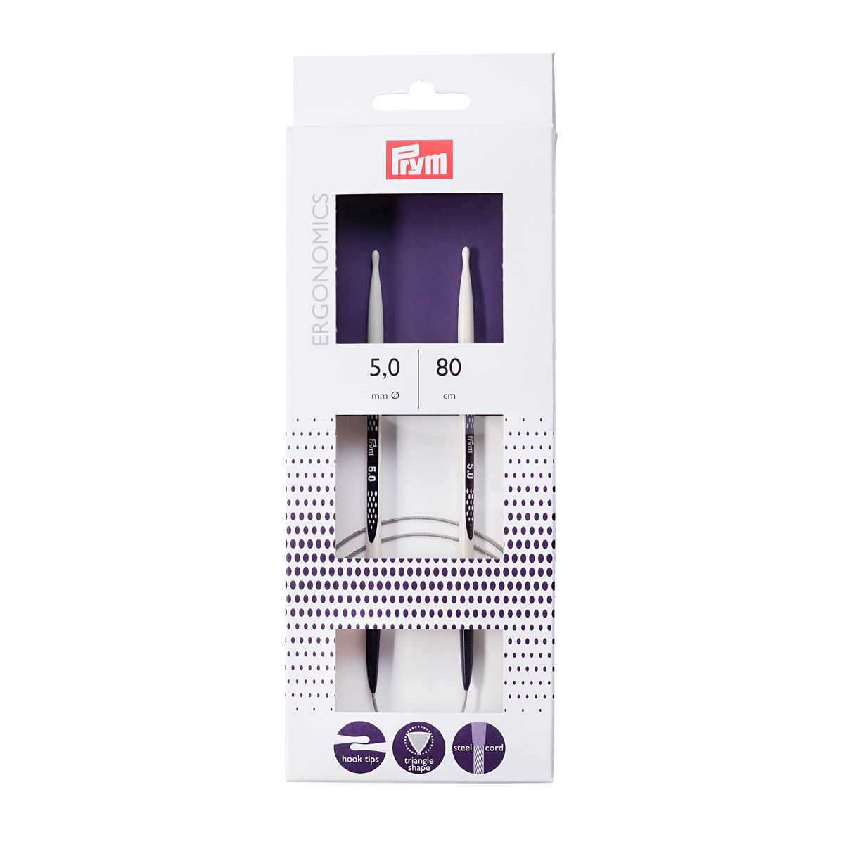 Prym - Aiguilles Tricot Ergonomique 5mm. 215806 - Ribes y Casals