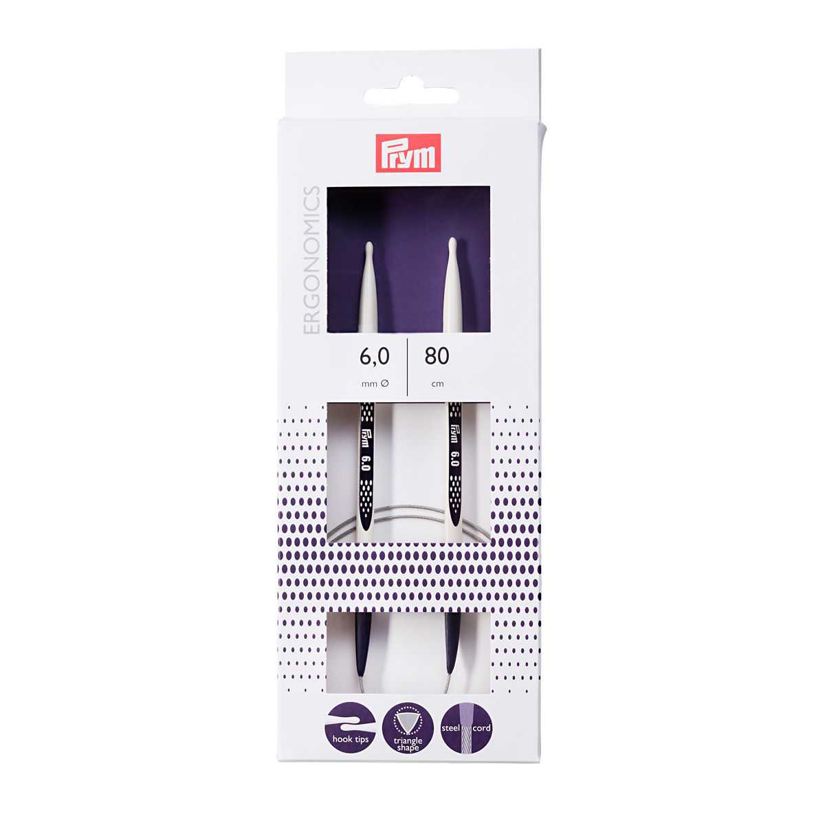 Prym - Aiguilles Tricot Ergonomique 6mm. 215808 - Ribes y Casals