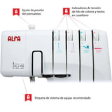 Surjeteuse Alfa Style 8708 Overlock - Ribes y Casals