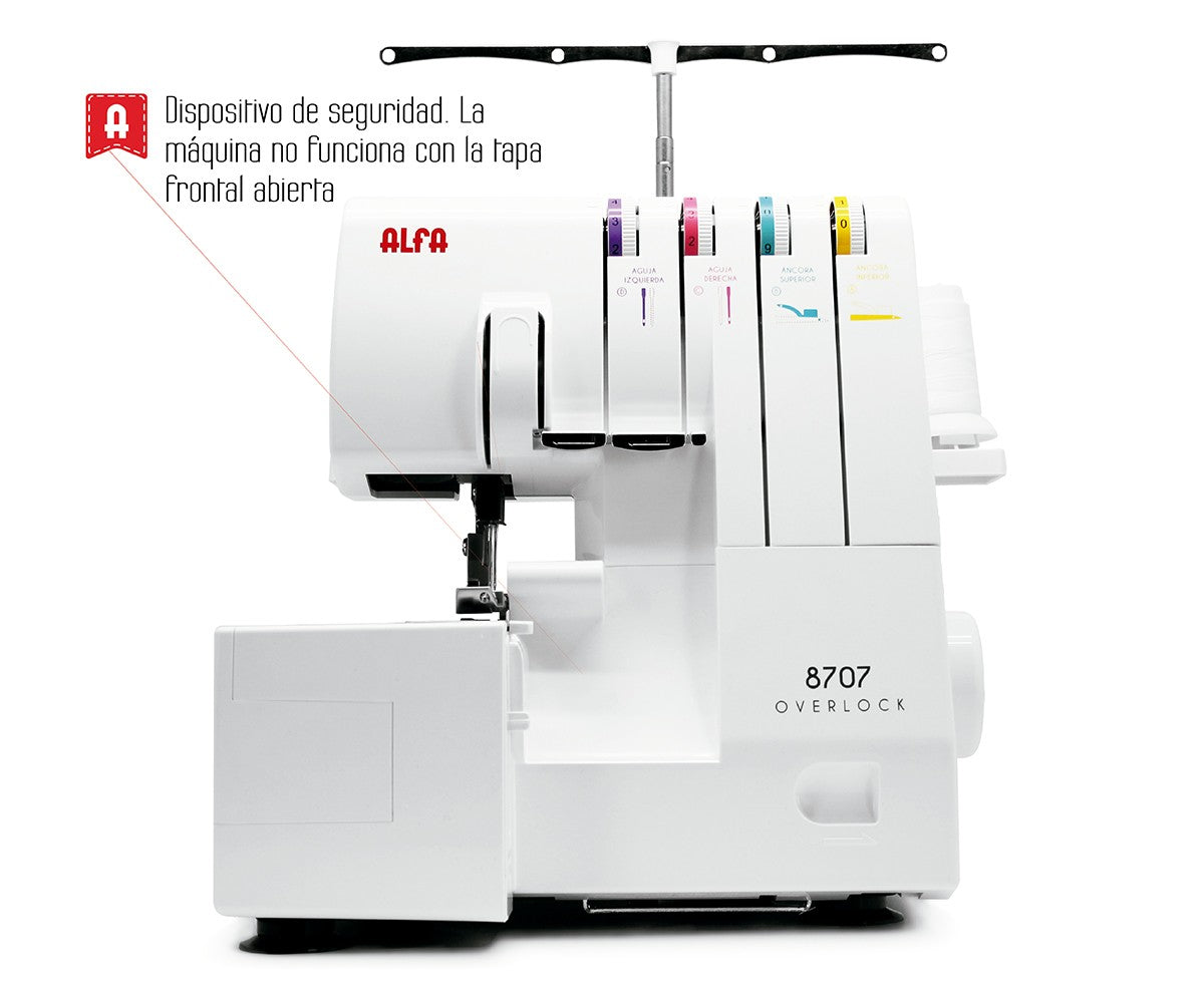 Surjeteuse Alfa Style 8707 Overlock - Ribes y Casals