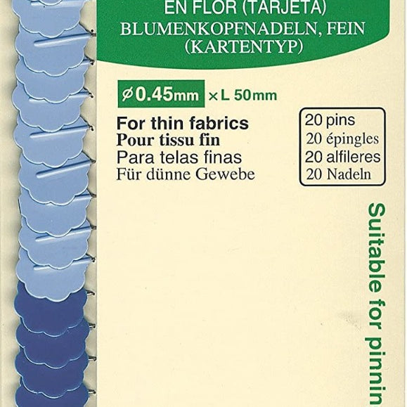 Épingle Tête Fleur Bleue Clover - Ribes y Casals