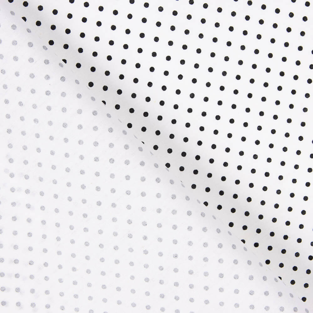 Popeline Coton Pois Écru - Ribes y Casals