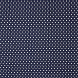 Popeline de coton à pois bleu marine - Ribes y Casals