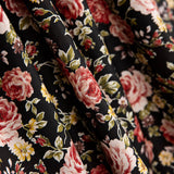 Popeline Coton Cretonne Classique Noire - Ribes y Casals