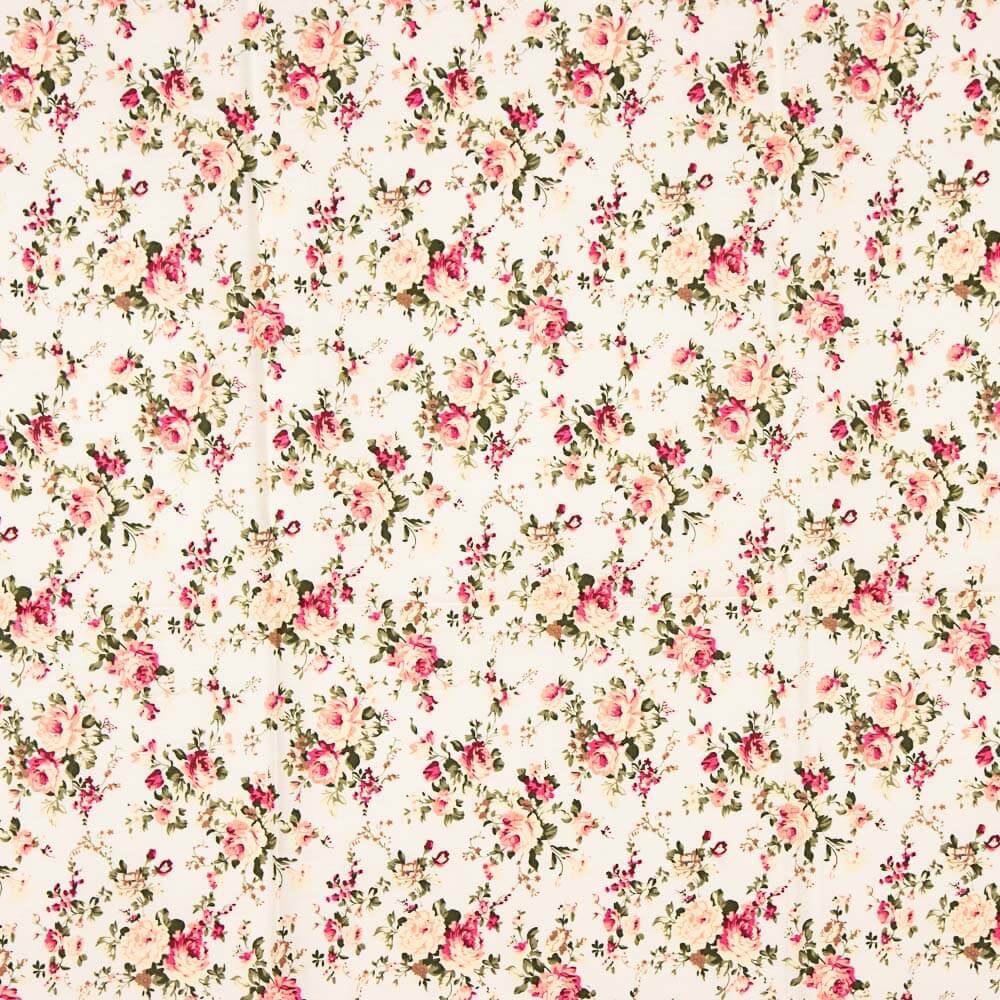 Popeline Coton Écru Classic Mini Cretonne - Ribes y Casals