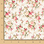 Popeline Coton Écru Classic Mini Cretonne - Ribes y Casals