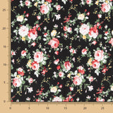 Popeline Coton Classique Mini Cretonne Noir - Ribes y Casals