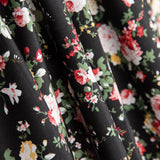 Popeline Coton Classique Mini Cretonne Noir - Ribes y Casals