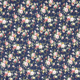 Marine Popeline Coton Classique Mini Cretonne - Ribes y Casals