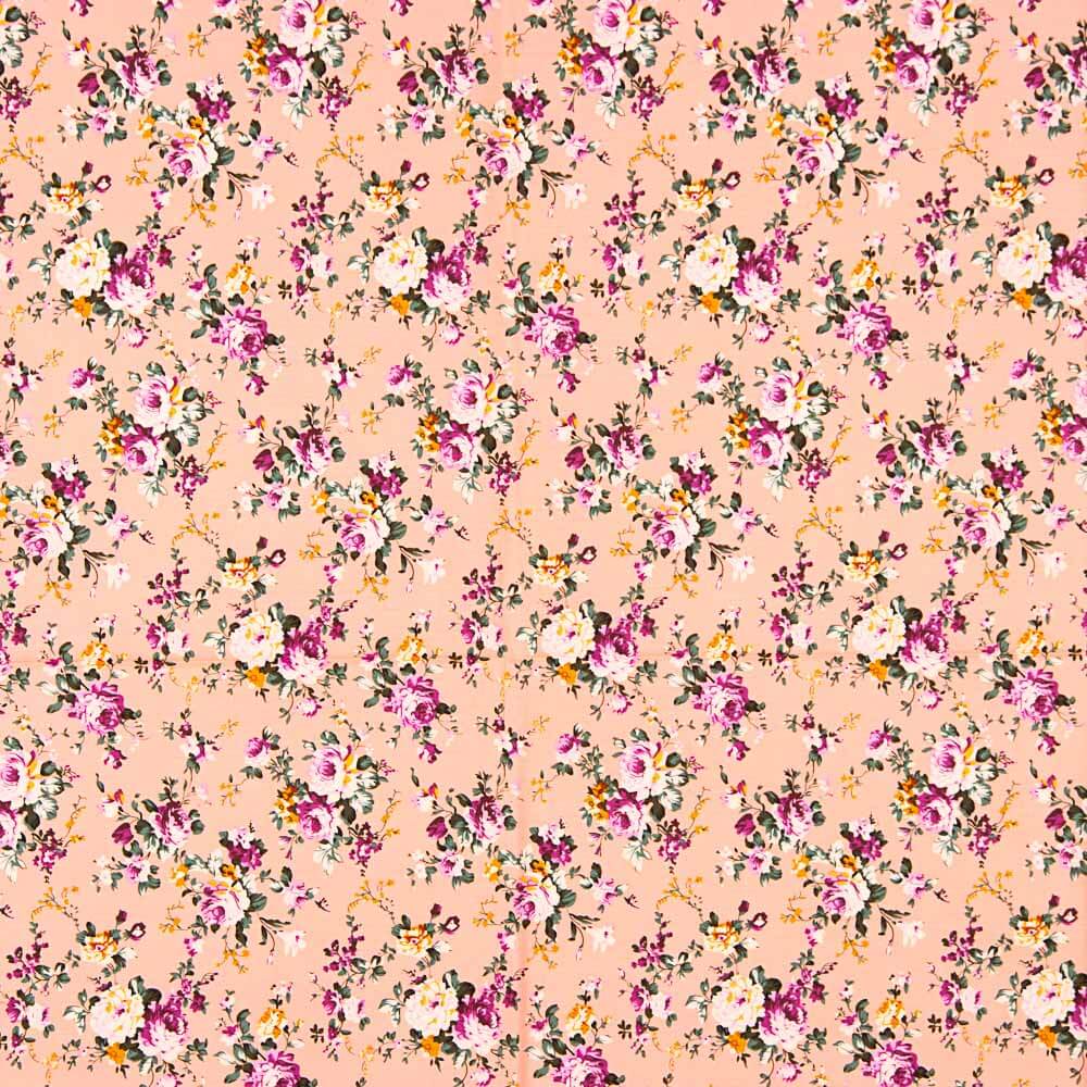 Popeline Coton Mini Cretonne Classique Rose - Ribes y Casals