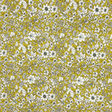 Popeline Coton Fleurs Noir - Ribes y Casals