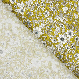 Popeline Coton Fleurs Noir - Ribes y Casals