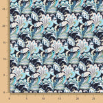 Popeline Coton Cachemire Canard - Ribes y Casals