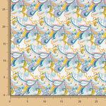 Popeline Coton Cachemire Gris Perle - Ribes y Casals