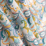 Popeline Coton Cachemire Gris Perle - Ribes y Casals