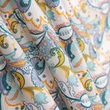 Popeline Coton Cachemire Gris Perle - Ribes y Casals