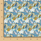 Popeline Coton Cachemire Vert Olive - Ribes y Casals