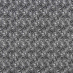 Popeline Coton Fleurs Noir - Ribes y Casals