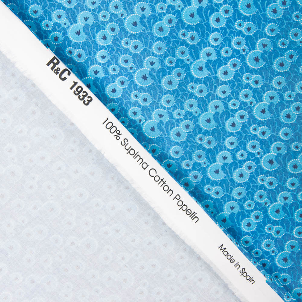 Popeline de coton imprimé Supima 01 - Ribes y Casals