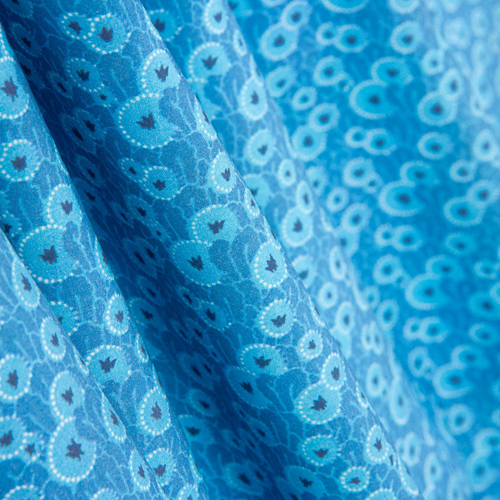 Popeline de coton imprimé Supima 01 - Ribes y Casals