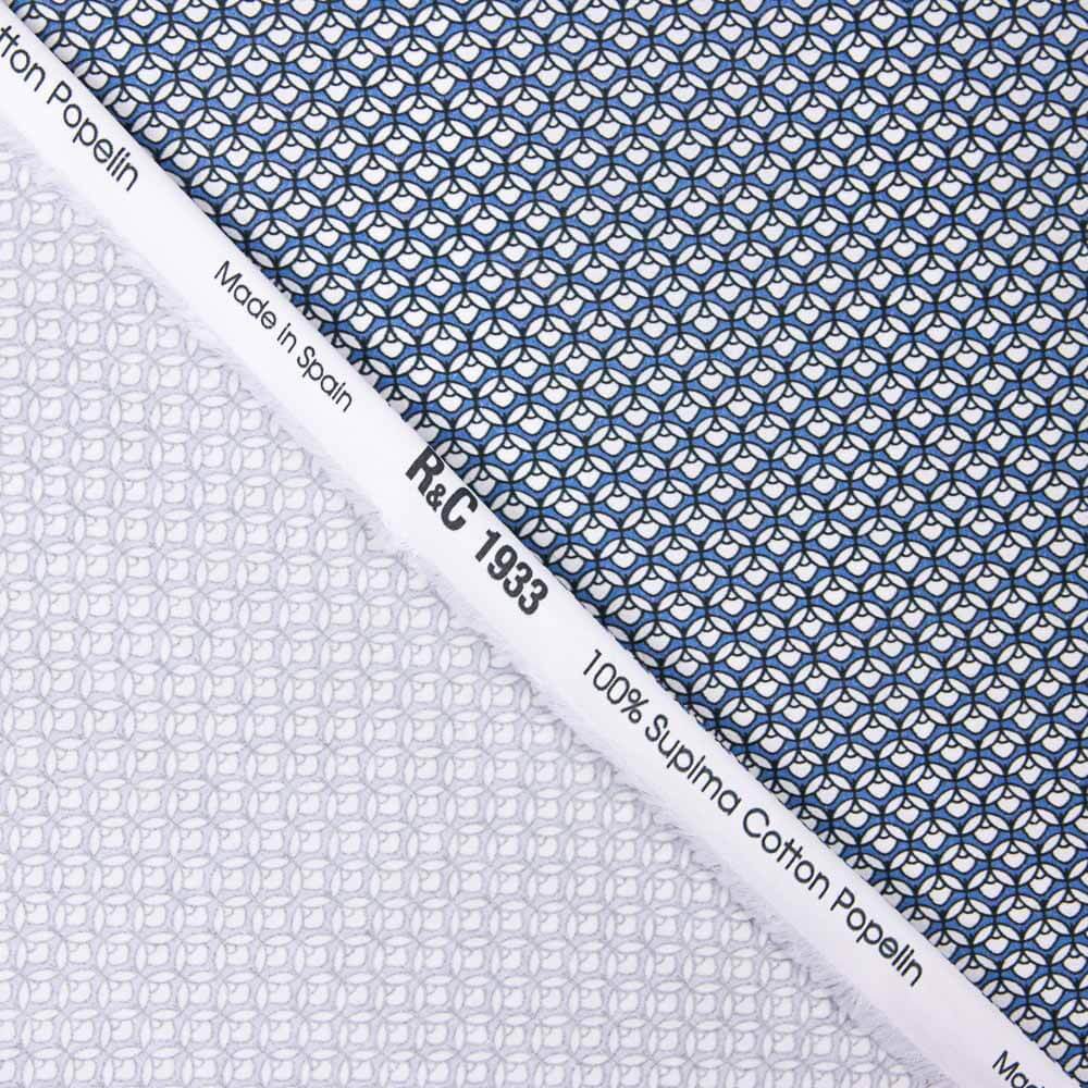 Popeline de coton imprimé Supima 12 - Ribes y Casals