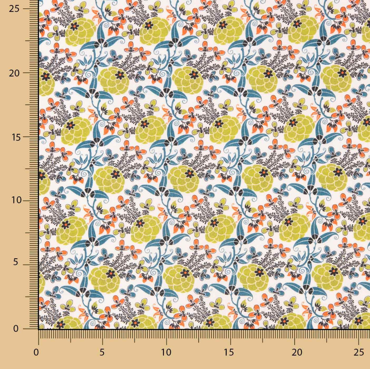 Popeline de coton imprimé Supima 13 - Ribes y Casals
