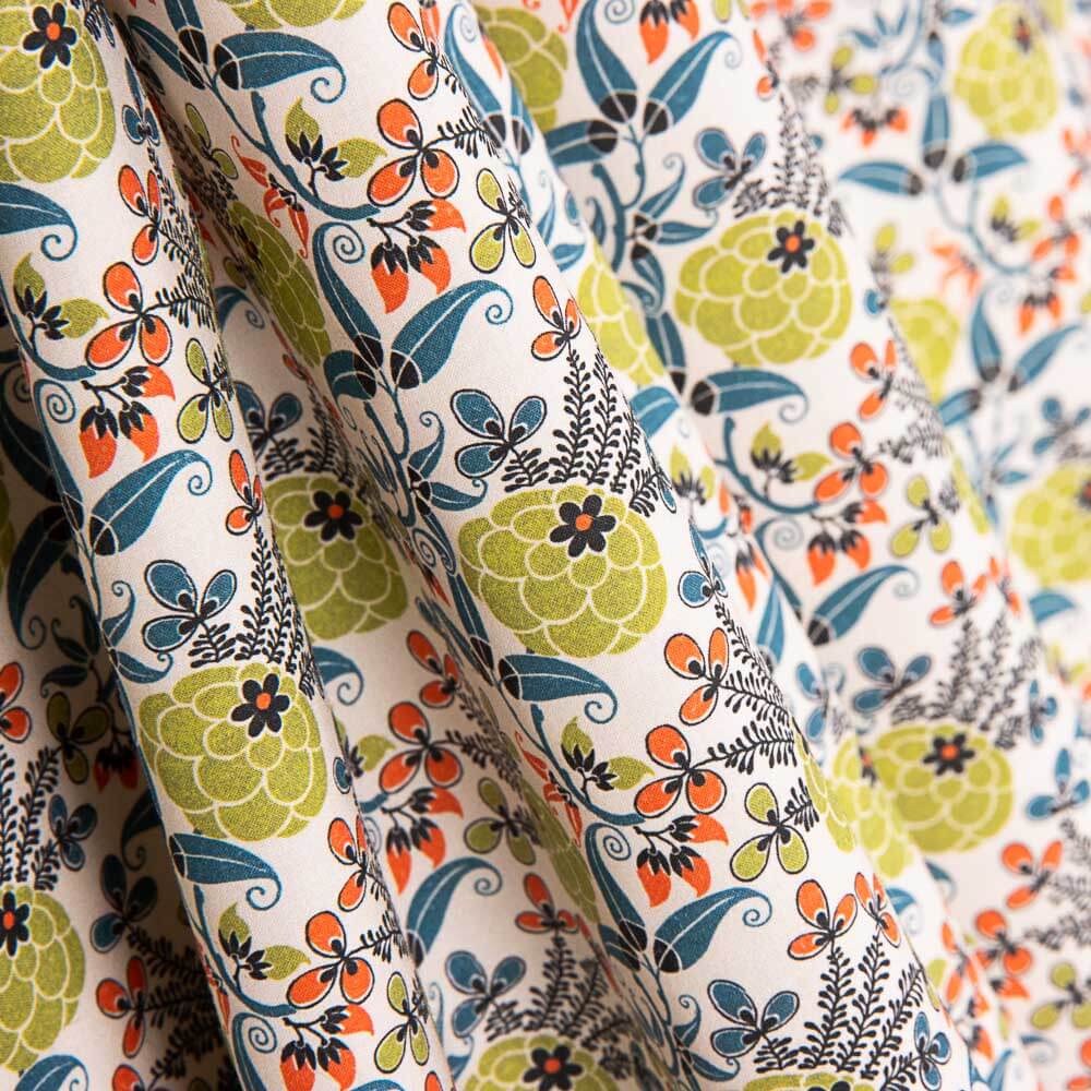 Popeline de coton imprimé Supima 13 - Ribes y Casals