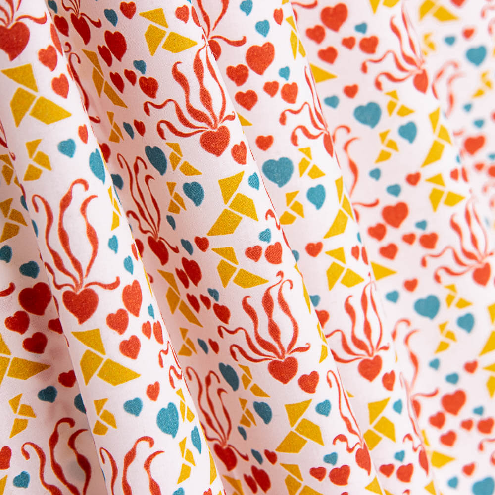 Popeline de coton imprimé Supima 15 - Ribes y Casals