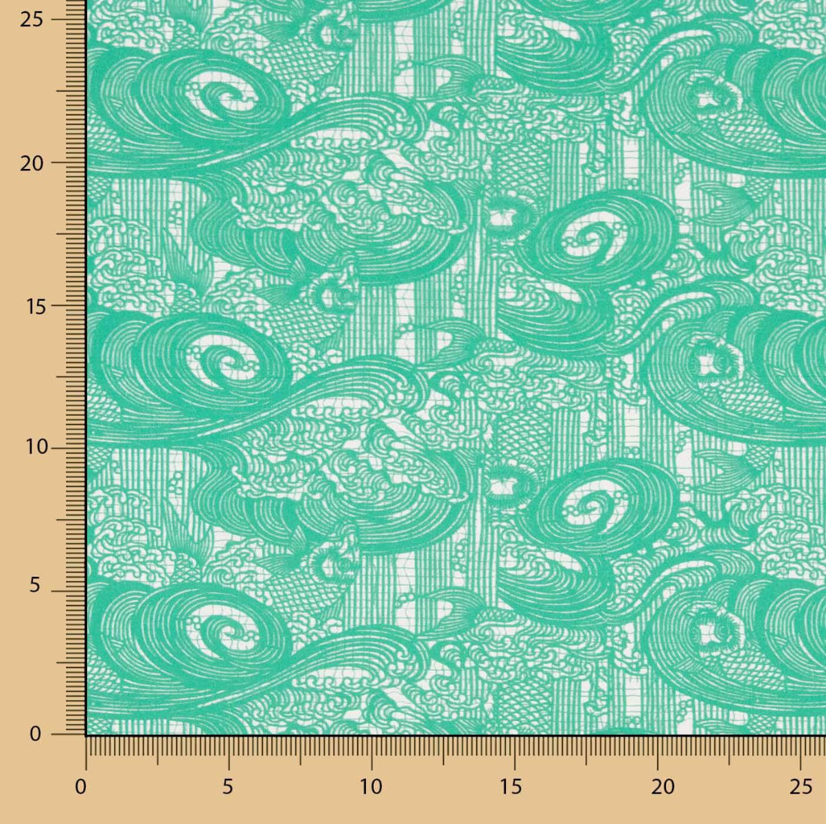 Popeline de coton imprimé Supima 16 - Ribes y Casals