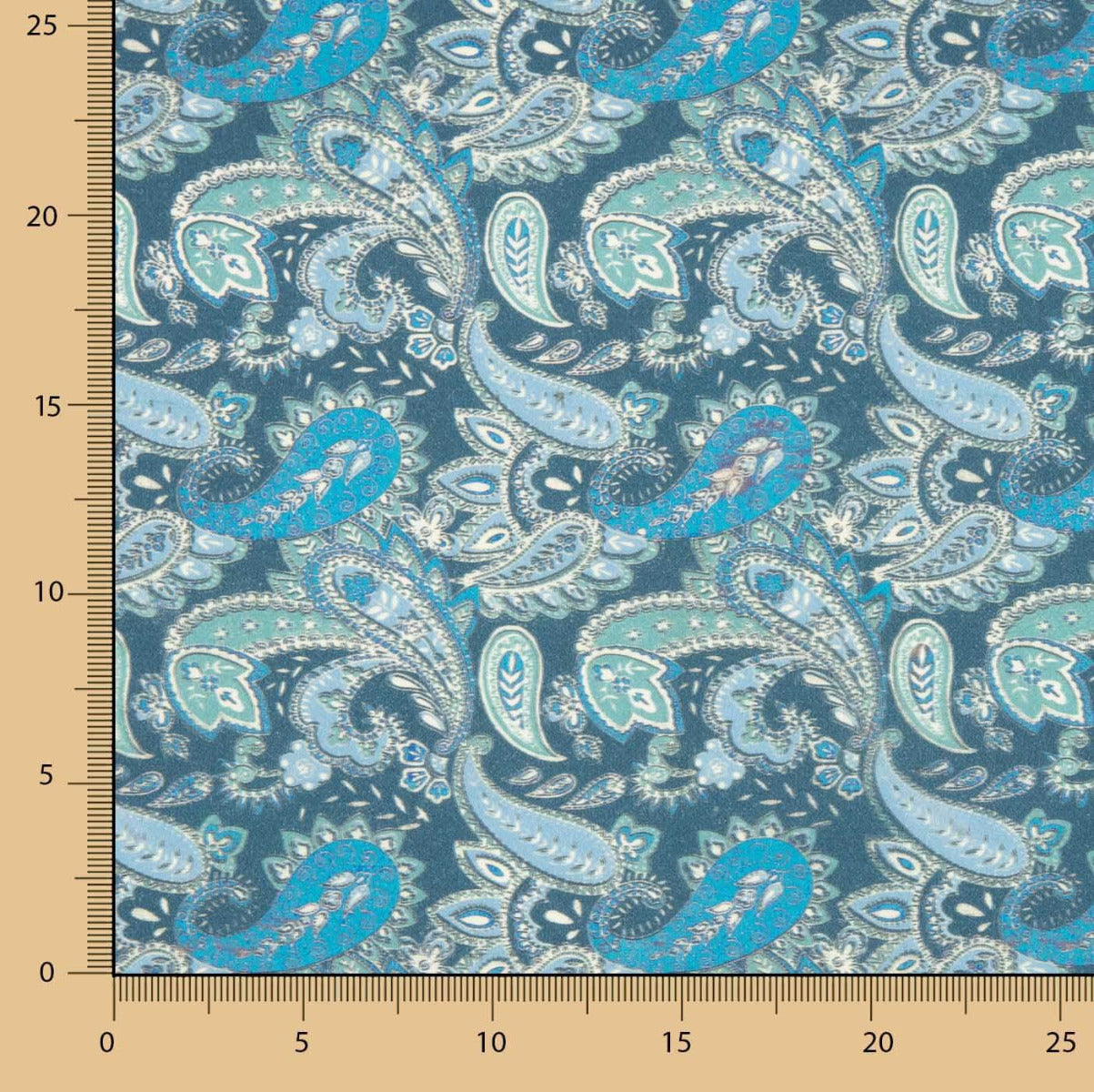 Popeline de coton imprimé Supima 17 - Ribes y Casals