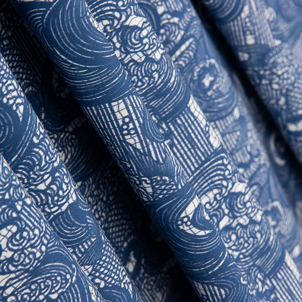 Popeline de coton imprimé Supima 03 - Ribes y Casals