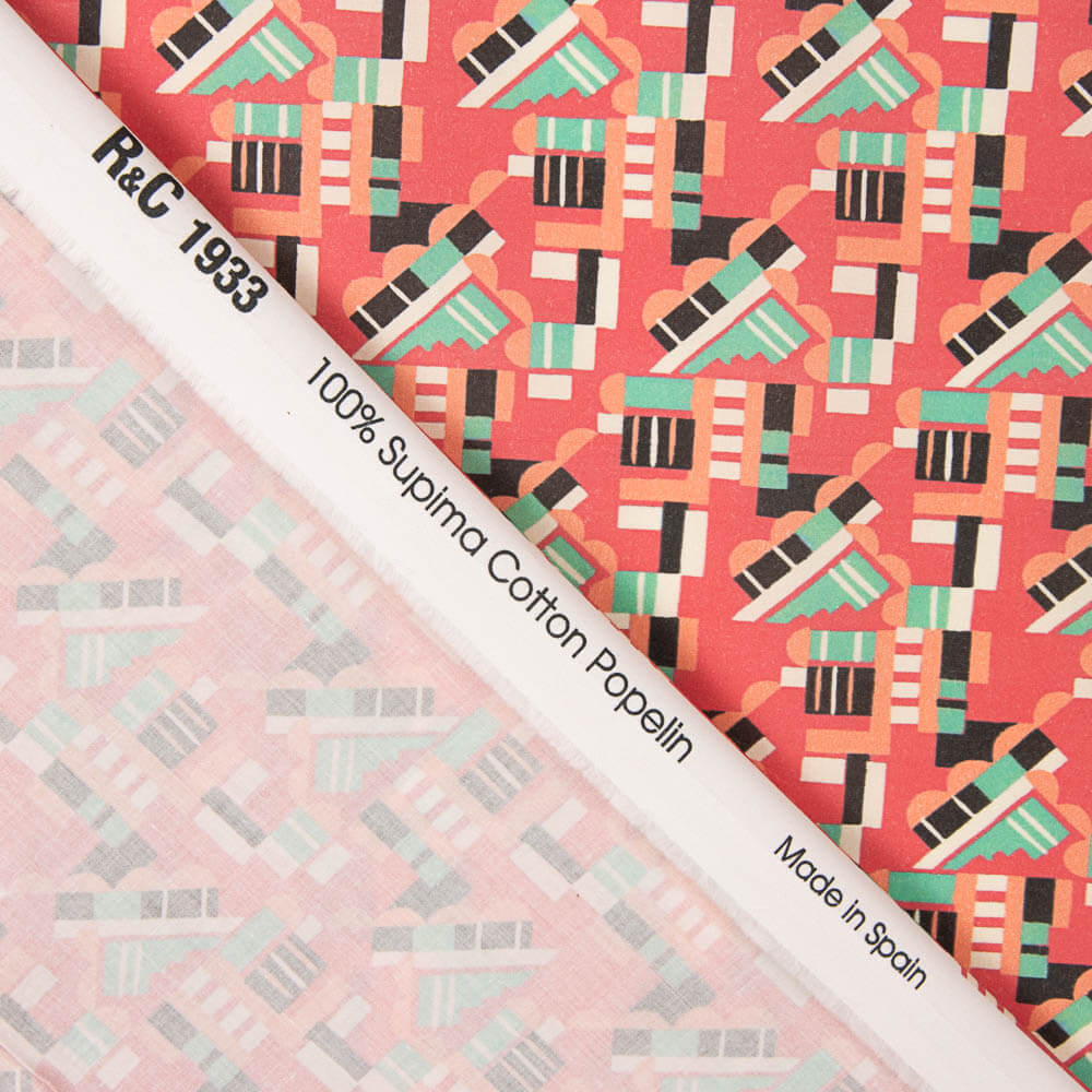 Popeline de coton imprimé Supima 05 - Ribes y Casals