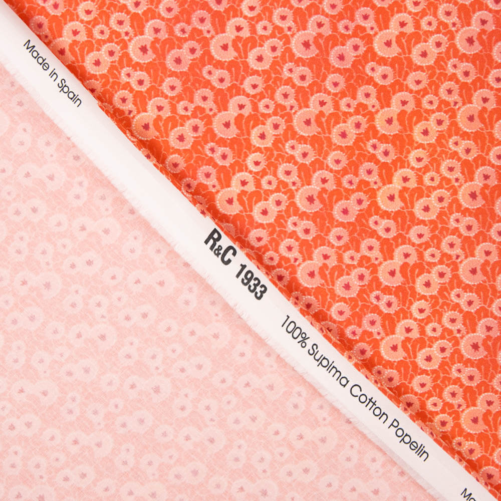 Popeline de coton imprimé Supima 08 - Ribes y Casals