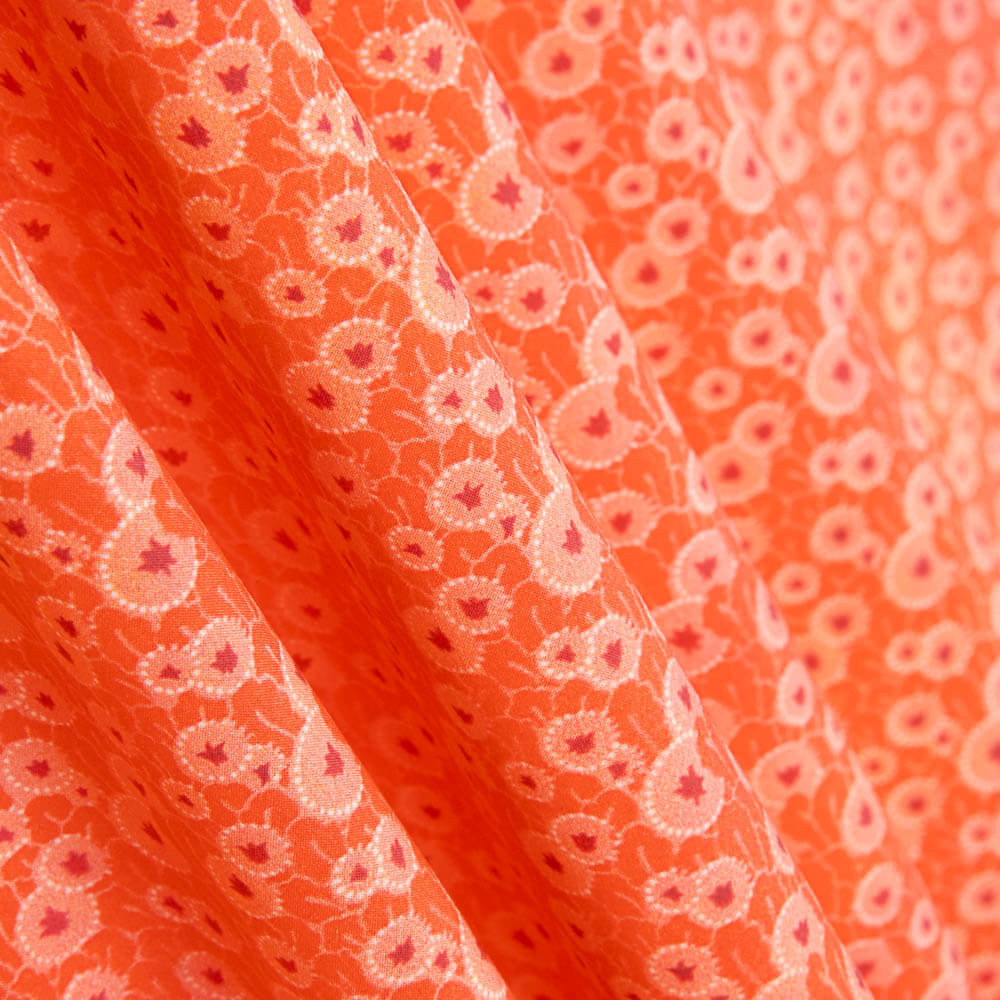 Retal Popelín Algodón Supima Print 08 80x145 cm - Ribes y Casals