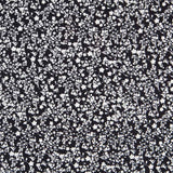 Coton Antibactérien Fleurs Noir - Ribes y Casals