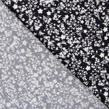 Coton Antibactérien Fleurs Noir - Ribes y Casals