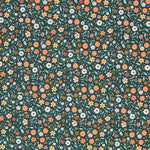 Coton Antibactérien Fleurs Vert - Ribes y Casals