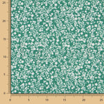 Coton Antibactérien Fleurs Vert - Ribes y Casals