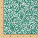 Coton Antibactérien Fleurs Vert - Ribes y Casals