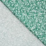 Coton Antibactérien Fleurs Vert - Ribes y Casals