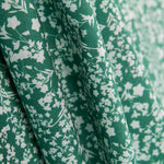 Coton Antibactérien Fleurs Vert - Ribes y Casals