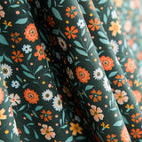 Coton Antibactérien Fleurs Vert - Ribes y Casals