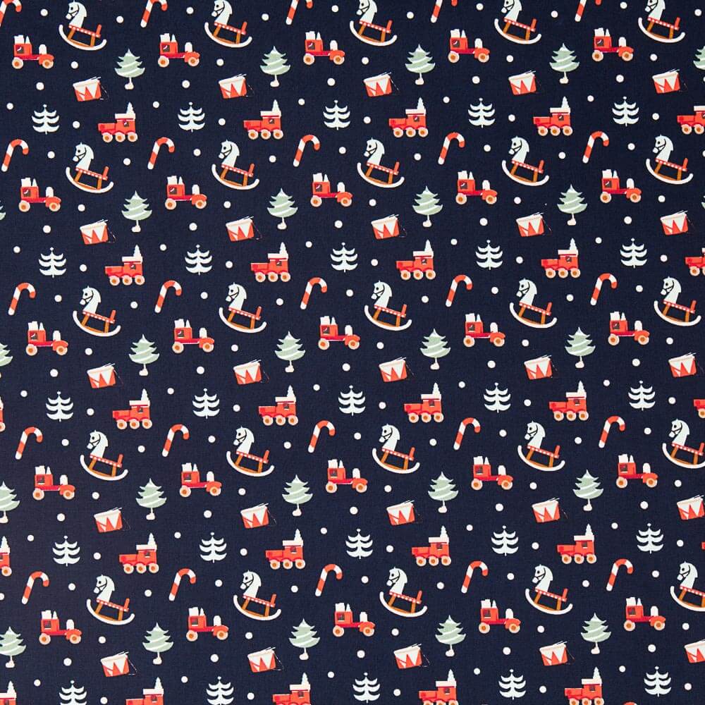 Coton Noël Balançoire Marine - Ribes y Casals