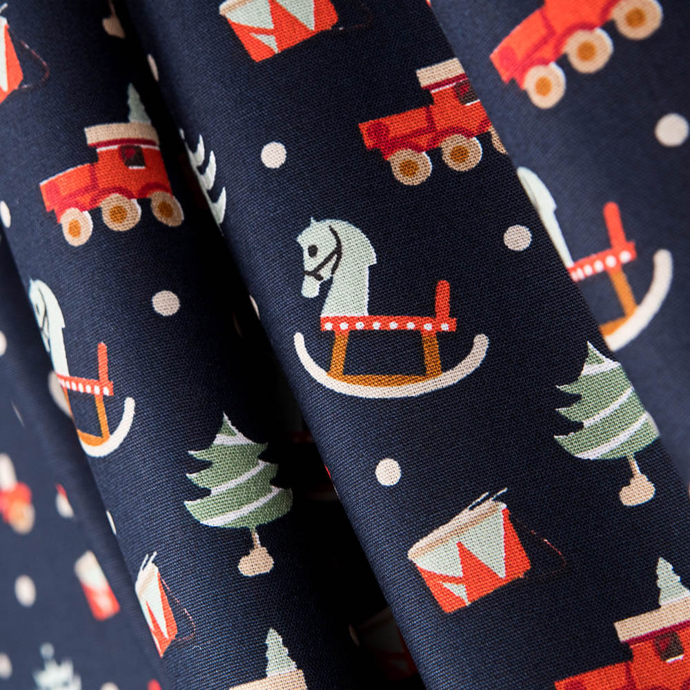 Coton Noël Balançoire Marine - Ribes y Casals