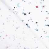 Popeline Oeko-Tex® Bleu Constellation - Ribes y Casals