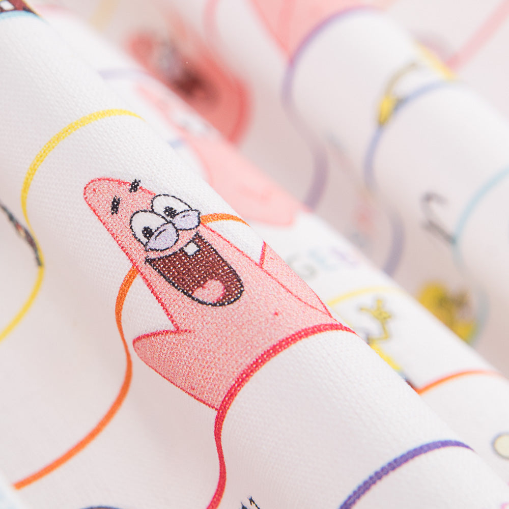 Coton Bob Éponge Rayé Rose - Ribes y Casals