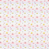 Retal Algodón Bob Esponja Rayas Rosa 45x140 cm - Ribes y Casals